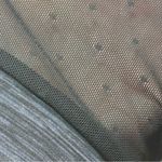 Zyia  Women's Calm Luxe High Neck Black Mesh Polka Dot Tank Size Medium Photo 4