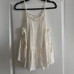 Aerie Boho Cream Crochet Trim Tank Top Photo 3