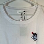 Reserved  Organic Cotton Cat in a Cup Logo Crewneck Shirt Size XL NWT #0679-AZ Photo 2