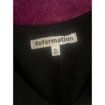 Reformation Marlowe Mini Slip Dress in Black NWT Size XL SUSTAINABLE FASHION LBD Photo 2