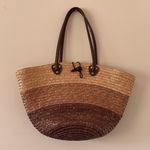 Boho handwoven Straw Beach Bag Multiple Photo 0