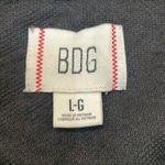 Urban Outfitters  Black  BDG Quarter-Zip Cropped Sweater Jacket Top large Photo 7