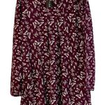 NWT Yak & Yeti Butterfly Long Sleeve Tunic Small Purple Photo 0