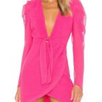 Michael Costello  x REVOLVE Ibiza Mini Dress In Hot Pink Photo 0