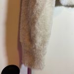Aerie White Faux-Fur Cardigan Small Cropped EUC Photo 5