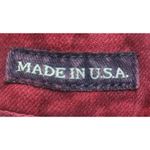 Lucky Brand Lolita Skinny Jeans Burgundy Red Floral Print Denim Size 26 Photo 6