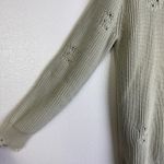 SER.O.YA Devlin Sweater Womens Small Sage Pullover Distressed Pullover Grunge * Green Photo 2