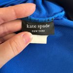 Kate Spade One Piece Swimsuit Women’s 6 Blue Black Tie Straps Ruched Padded Cups Photo 2