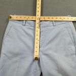 Zara Woman Dress Pants 8 32x27 Light Blue Mid Rise Button Career Business Casual Size 6 Photo 3