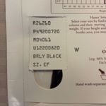 Hanes  Silk Reflections Vtg Thigh High Stockings Style 720 Size E-F Barely Black. Photo 5