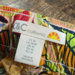 C&C California  floral tropic linen wide leg pants Photo 3