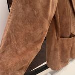 Vintage Toffs Suede leather Jacket Blazer Farmhand Brown Size L Photo 3