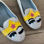 chiara ferragni wonder woman comic quirky sequin flats loafers shoes Size 7 Photo 5
