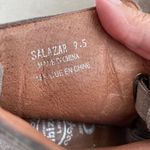 Jeffrey Campbell Salazar Bootie Block Heel Suede Lace Up Taupe 9.5 Photo 7