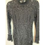 Alexis  Fala Lace Long-Sleeve Front-Slit Cocktail Dress Photo 2