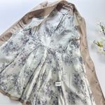 H&M Women’s Classic Trench Coat Peacoat Ceam Tan Beige Size 2 Photo 8