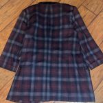 Le chateau  Plaid Blazer - Black Burgundy plaid suit jacket w/ skirt NWT medium Photo 5