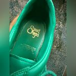Vintage Sport Steps green faux leather #24 tie tennis shoes, size 9B Photo 7