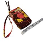 Vera Bradley  Wristlet Wallet Brown Pink & Yellow Floral Purse Zipper Cardholder! Photo 2