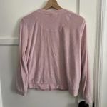 Juicy Couture  Womens Pink Velour Sweatshirt Small Rhinestone Spellout Bling Soft Photo 1