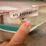 Blu Pepper Fall flowy baby doll mini tiered party short casual dress size medium Photo 6