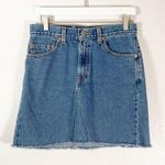 Levi's 512 Remade Vintage Denim Jean Skirt Photo 0