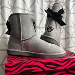 NFL Las Vegas Raiders Cuce Women's Low Team Ribbon Boots Photo 2