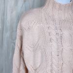 Charlie Holiday Dune Cable Knit Sweater Dusty Pink Photo 4