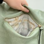 Sage Green Faux Leather Crossbody Bag Women’s Adjustable Strap Tassel Pocket Photo 10
