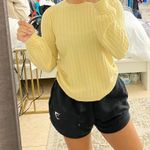 American Eagle  Yellow Cozy Puff Sleeve Photo 0