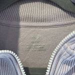 Aerie AE  Dream Sherpa Quarter Zip Sweatshirt Pullover Lavender Purple Photo 4