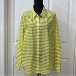 Crown & Ivy Cotton Stripe Shirt(Size Large) Photo 2