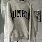 Gray RUMBLE BOXING Mock Neck Sweatshirt Size L Size L Photo 0