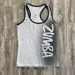 Zumba  Racerback Tank Gray & Black Size Large Photo 0