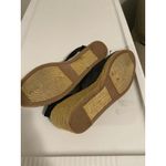 Ralph Lauren Lauren By  Womens Black Wedge Slingback Size‎ 8.5 B Photo 6