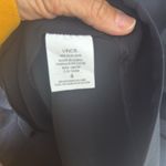 Vince  Black 100% Silk Boatneck Shift Exposed Back Zipper LBD Dress 4 = Small Photo 5