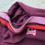 PINK - Victoria's Secret  Burgundy Joggers with Red and Pink Stripes Photo 3