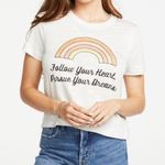 Chaser  Follow Your Heart Persue Your Dreams Graphic Tee Shirt Size S, NEW w/Tag Photo 0