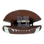Football Hair Claw Clip Cute‎ Fun Sports Theme Hair Accessory New Brown Photo 6