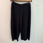 The Range  NYC Black Cropped Wide Leg Lace Up Waist Pants Size XS Photo 2
