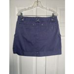 Athleta  Womens Blue Cargo Skirt Organic Cotton Blend Photo 5