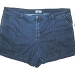 Falls Creek NWT Womens PLUS 24 3X SHORTS Dark Denim Wash NEW Photo 0