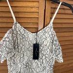 Romeo + Juliet Couture Black and White Floral Laced Dress Sz XS NWT Photo 1