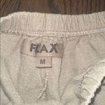 Flax  Natural Linen Pants size medium with pockets Photo 2
