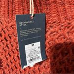 Universal Threads NWT Universal Thread Rust Chunky Cable Knit Mock Turtleneck Pullover Sweater M Photo 3