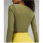 Lululemon  Ebb to Street Long Sleeve Shirt Bronze Green 6 Photo 1