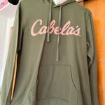 Cabela's  Hoodie Olive Green Fall Sweatshirt New With Tags NWT Photo 2