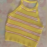 My Michelle woman’s knit semi cropped halter top (NEW) Photo 3