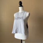 Spiritual Gangster X PINK VS | Gray Love Muscle Tank Top Sz M/L Photo 2