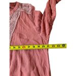 Derek Heart Pink Blush Bohemian Long Sleeve Top Women's Size Large | 48-62 Photo 5